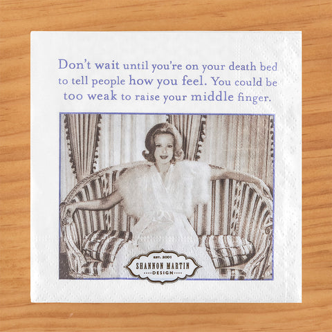 Shannon Martin Paper Napkins, Tell People