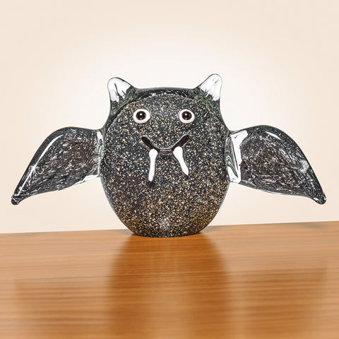 Halloween Glass Bat Figurines