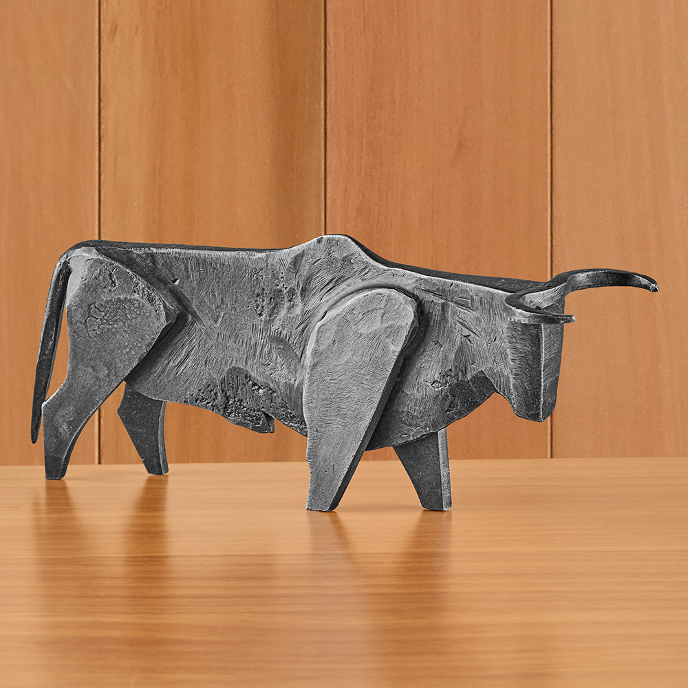 Global Views Iron Bull Figurine