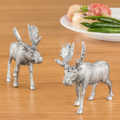 Zodax St. Anton Moose Salt & Pepper Shaker Set