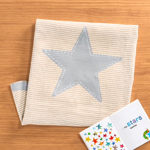 David Fussenegger JUWEL Flannel Baby Blanket, Star