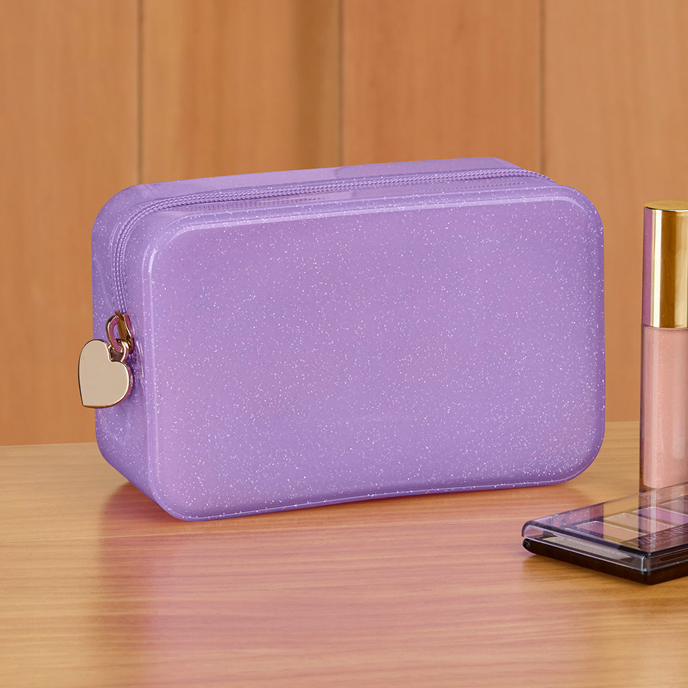 Malibu Sugar Jelly Glitter Zip Pouch