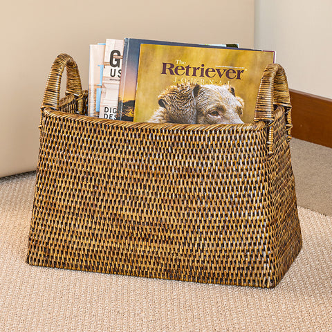 Napa Home & Garden Burma Rattan Magazine Basket