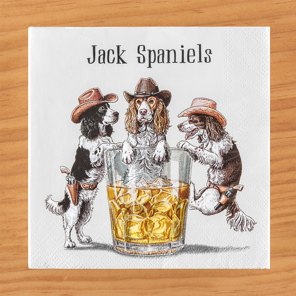 Hester & Cook Paper Napkins, Jack Spaniels