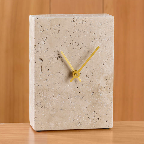 Travertine Tower Clock