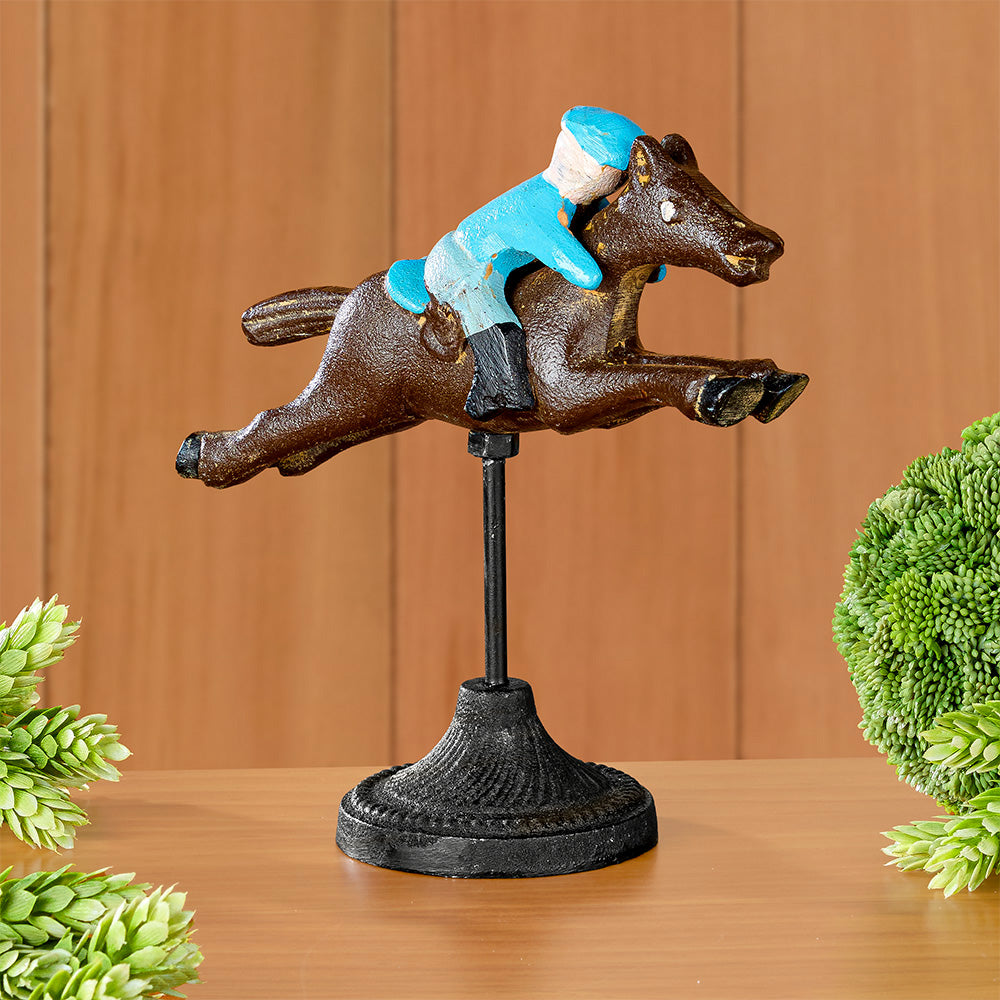 Vintage Horse and Jockey Jeu de Course Parlor Game Pieces