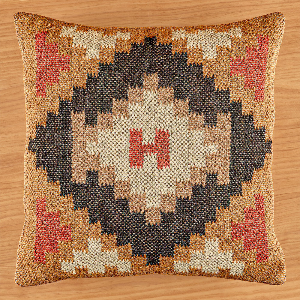 Southwestern 20" Woven Kilim Pillow, Aztec