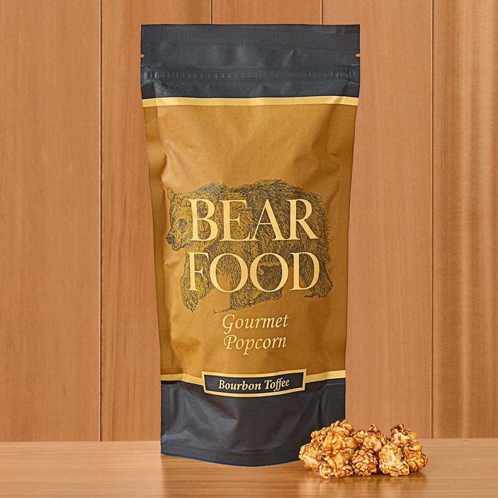 Bear Food Gourmet Popcorn, Bourbon Toffee