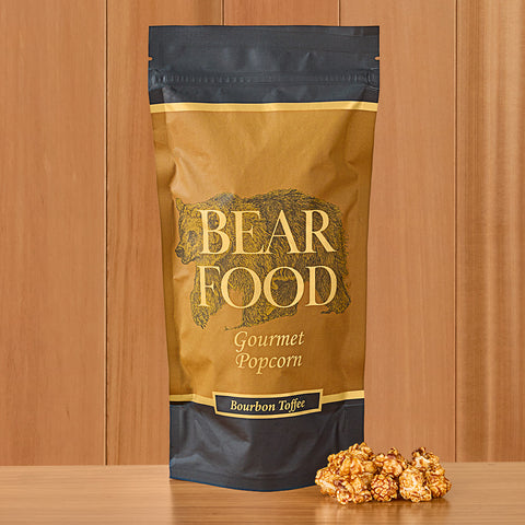 Bear Food Gourmet Popcorn, Bourbon Toffee