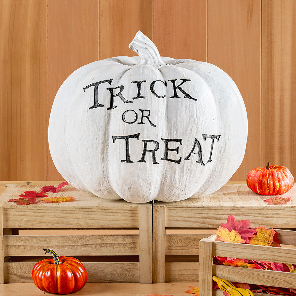 Spooky "Trick or Treat" Pumpkin