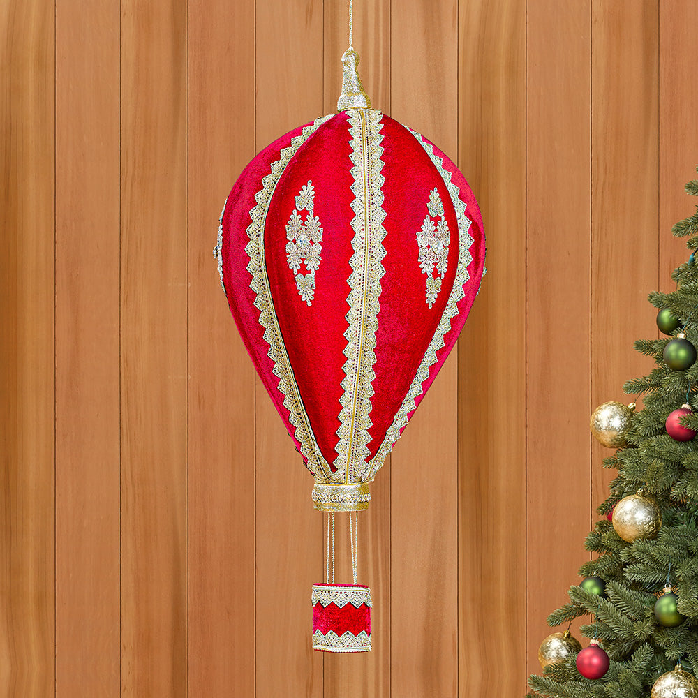 Enchanting Christmas Hot Air Balloon