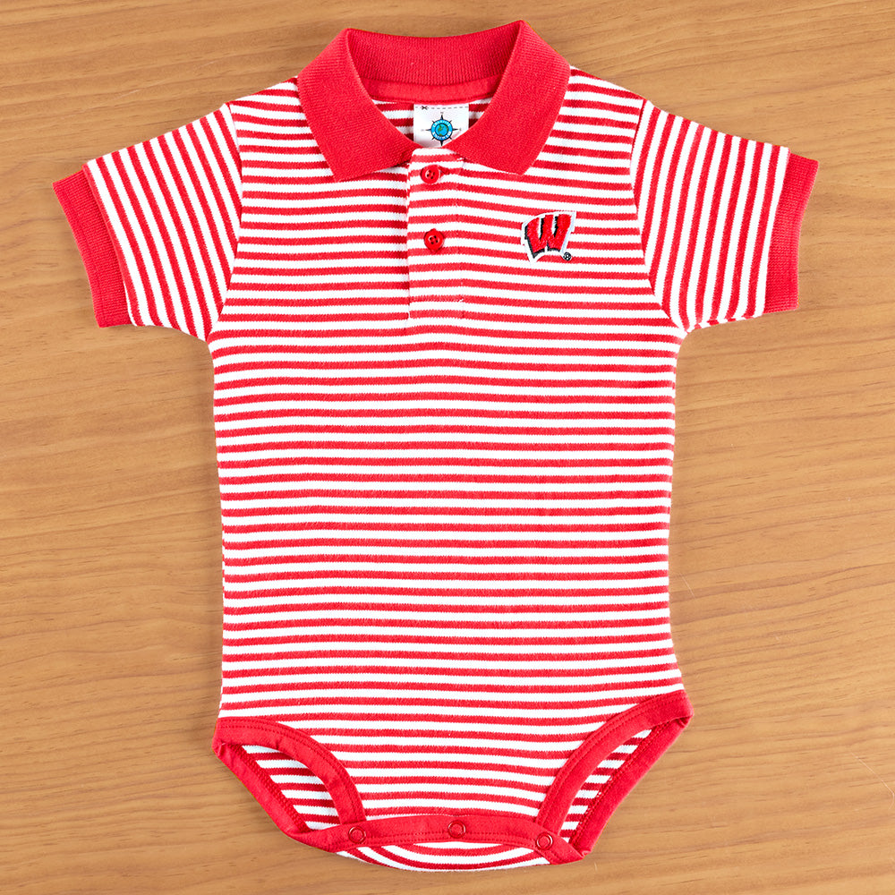 Infant University of Wisconsin-Madison Polo Onesie