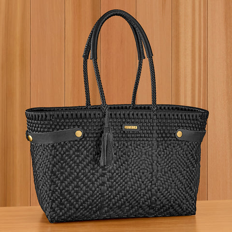 Luzia Woven Basket Tote