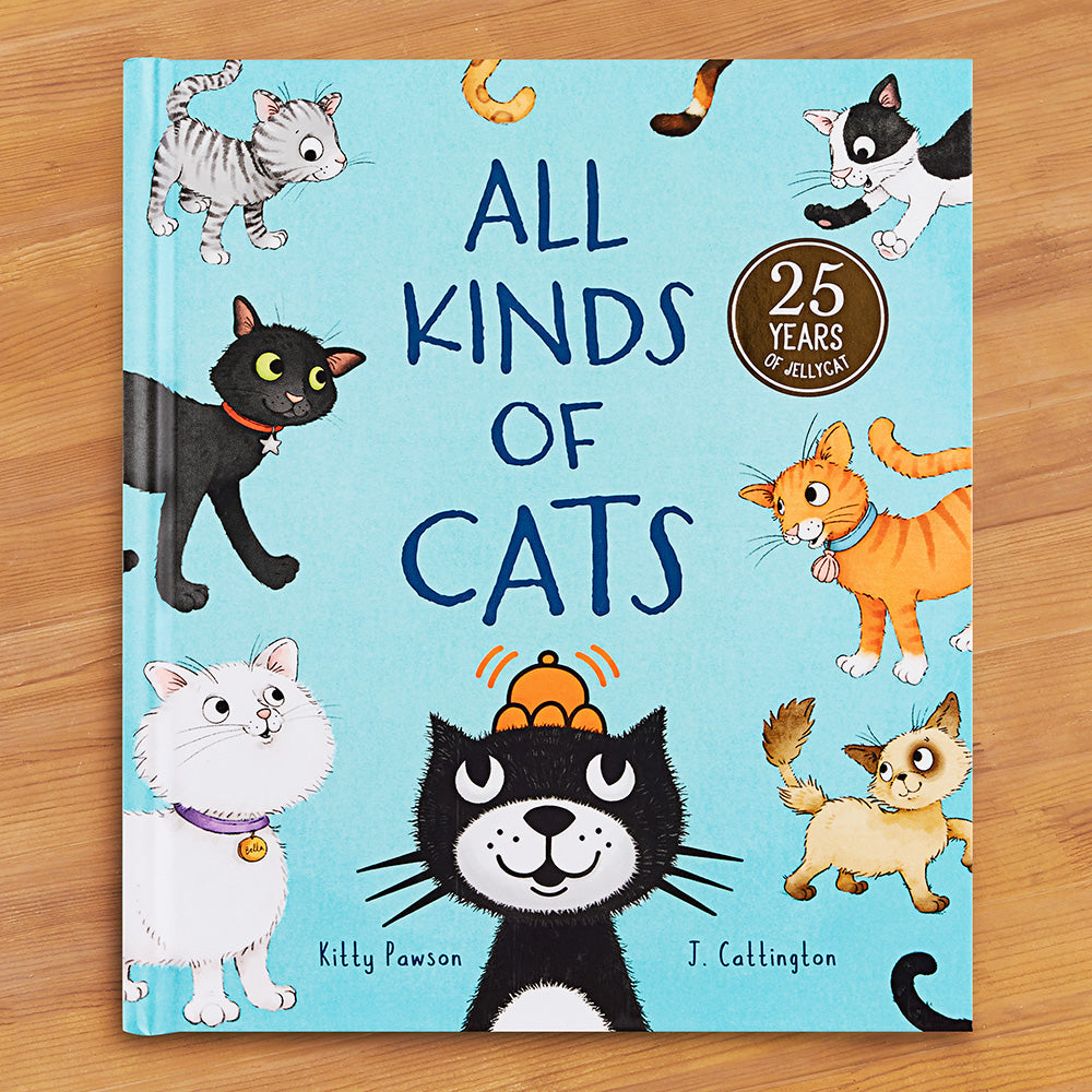 Jellycat "All Kinds of Cats" Children's Book by Kitty Pawson