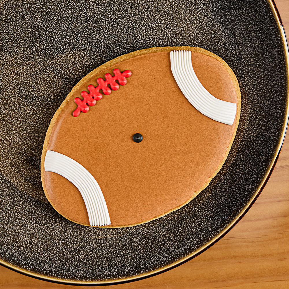 O' My Goodness! Frosted Butter Cookie, Football