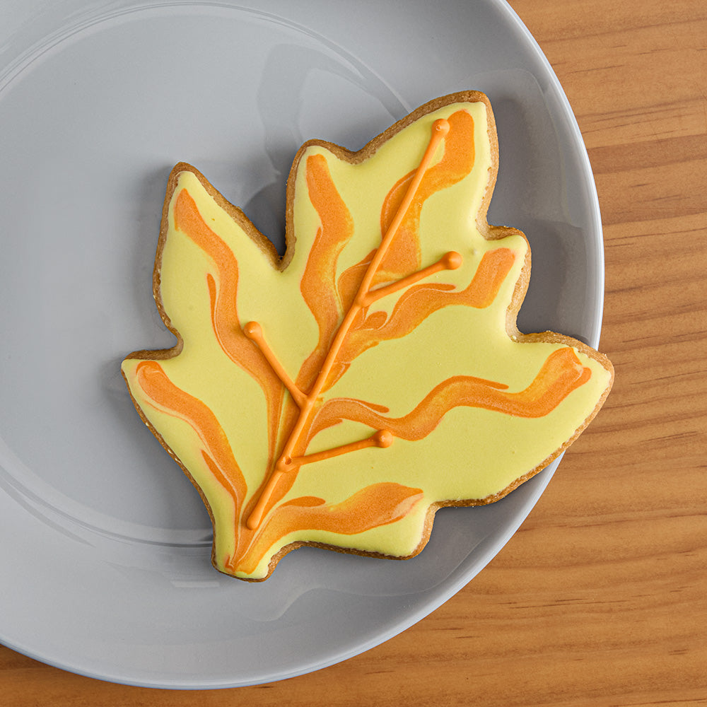 O' My Goodness! Frosted Butter Cookie, Maple Leaf