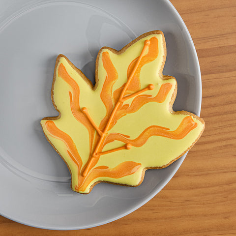 O' My Goodness! Frosted Butter Cookie, Maple Leaf