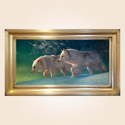 "Arctic Nomads" Original Oil Painting by Greg Beecham