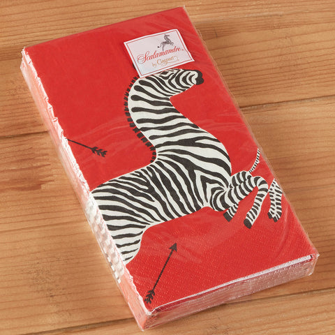 Caspari Paper Guest Towels, Zebras