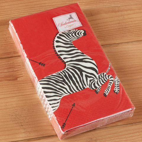 Caspari Paper Guest Towels, Zebras