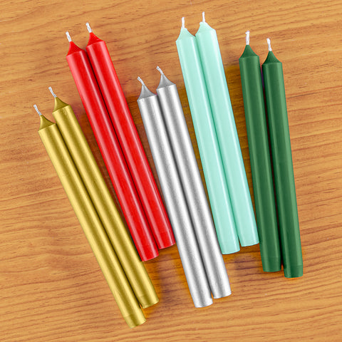 Caspari Taper Candles, Pack of 2 - 10"