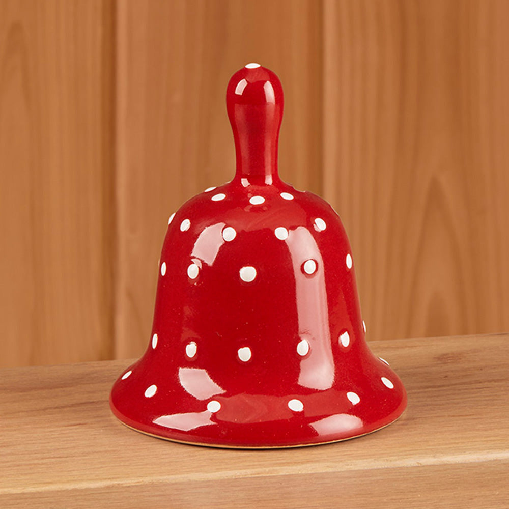 Red Terracotta Serving Bell
