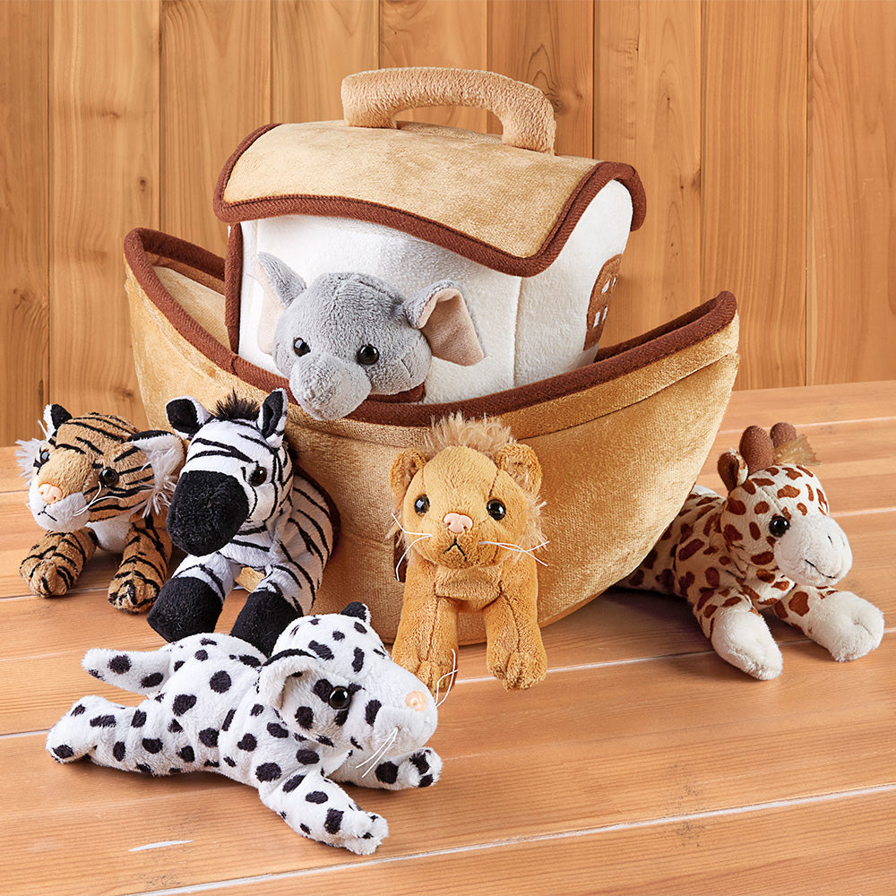 Noah's Ark with Safari Stuffed Animals