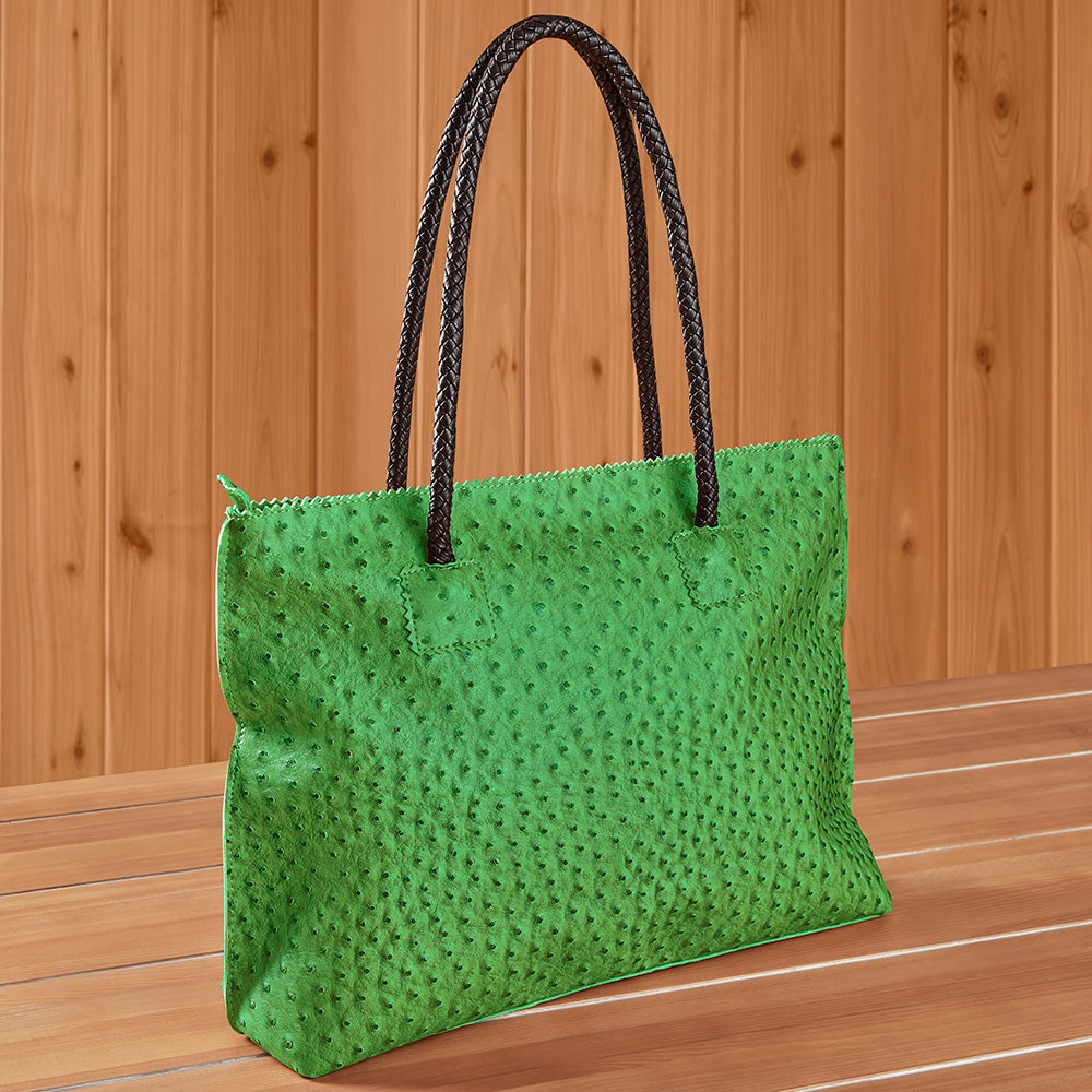 Vegan Leather Tote - Nori — FIGHTING EEL