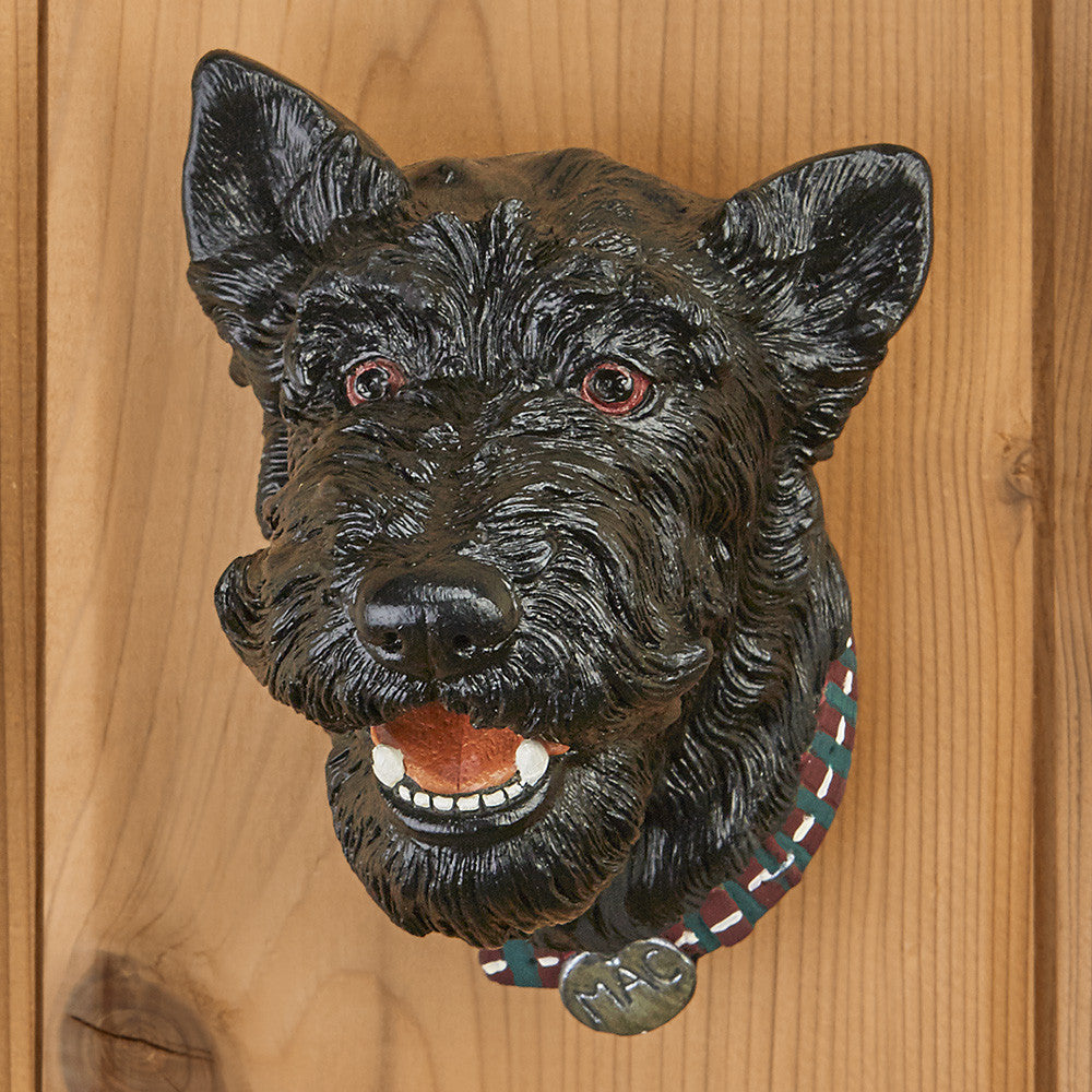 Vintage Bossons Scottie Dog Wall Plaque