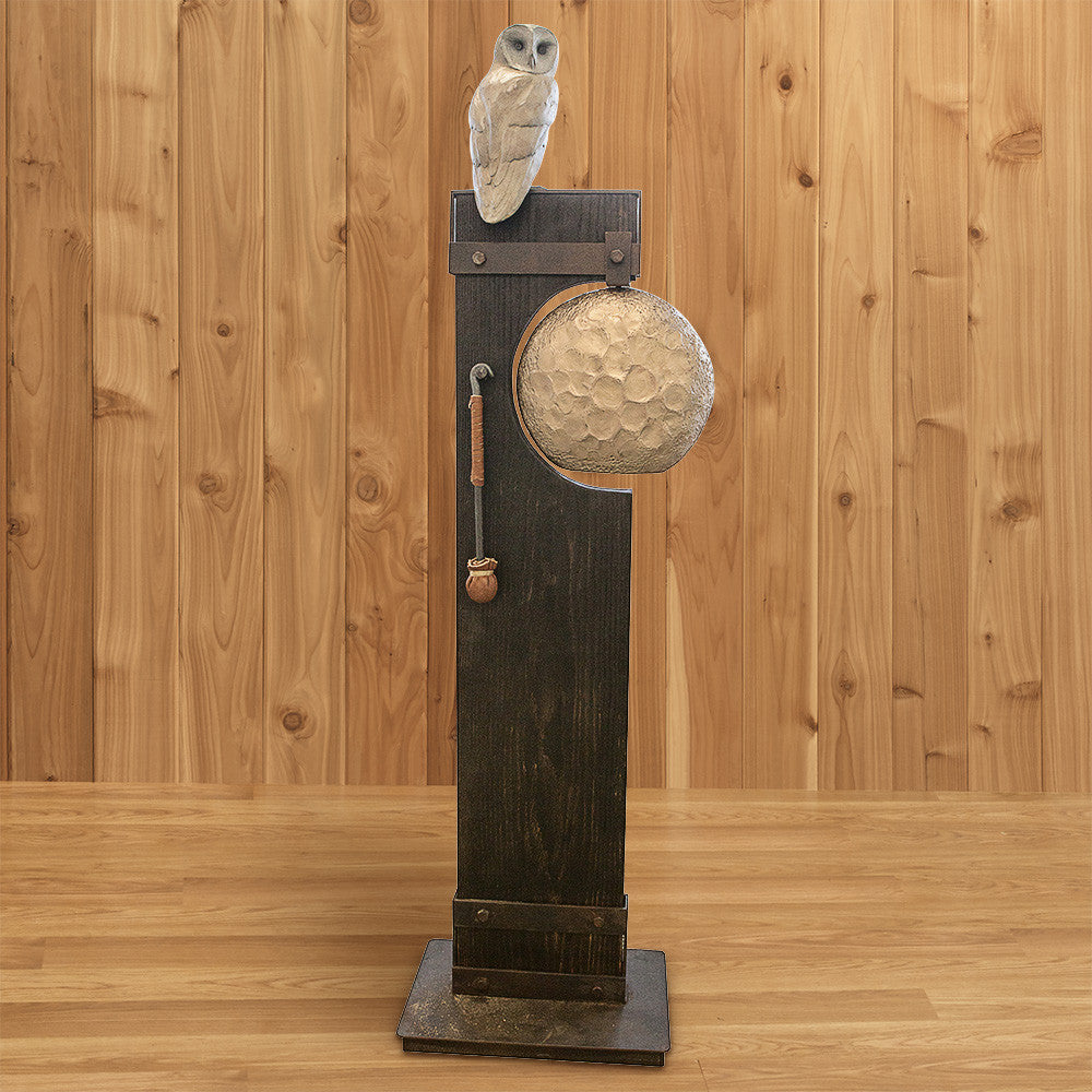"Wisdom Knocks" Bronze Bell Sculpture by James G. Moore