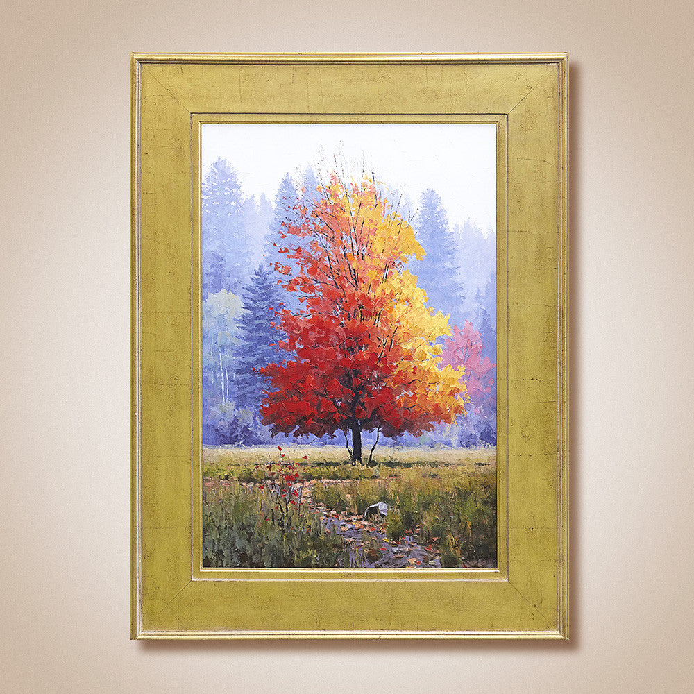 "Crimson Maple" Original Oil Painting by Douglas Aagard
