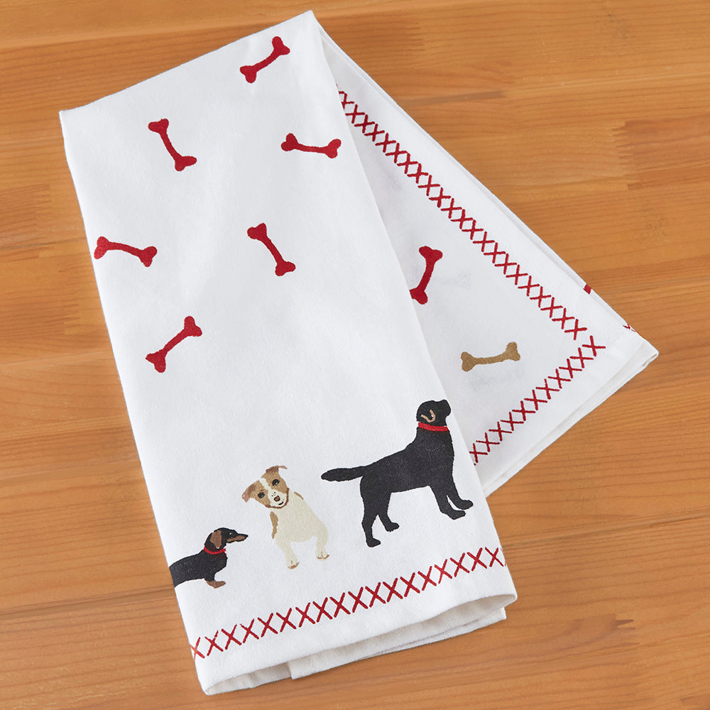 Chandler 4 Corners Kitchen Tea Towel, Dogs To The Nines Manitowish Waters