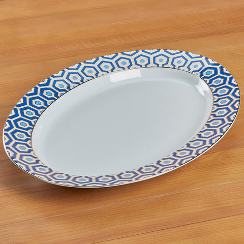 Newport Porcelain Dinnerware by Jonathan Adler, Oval Plate