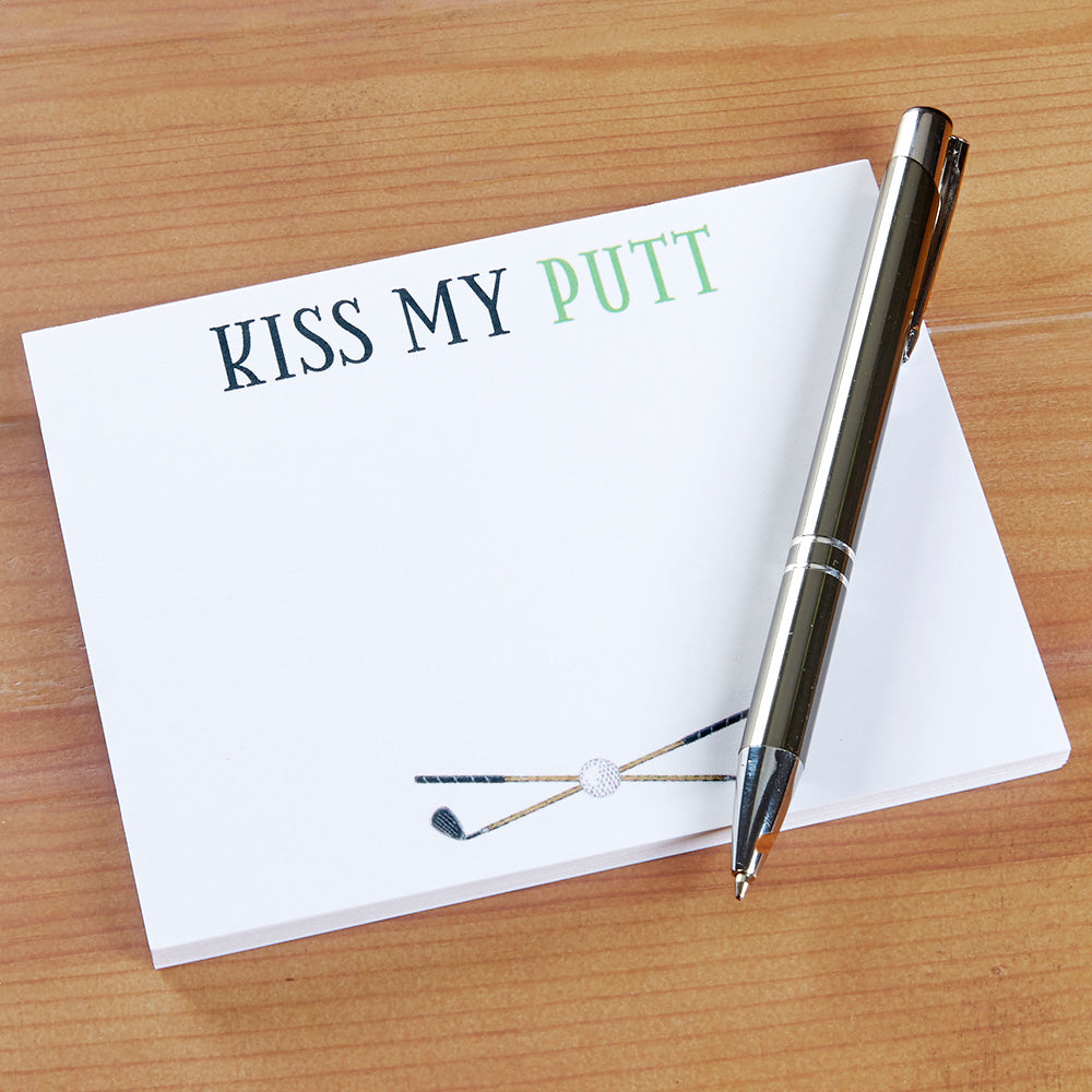 "Kiss My Putt" Notepad