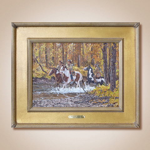 "Autumn Raiders" Original Oil Painting by Ron Stewart