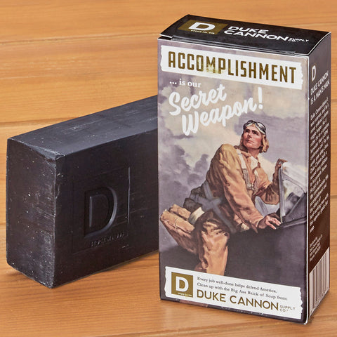 Duke Cannon WWII Big Ass Brick of Soap, Accomplishment