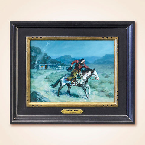 "The Horse Thief" Original Oil Painting by Michelle Kondos