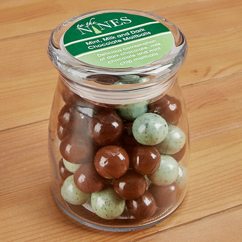 To the Nines Mint Chocolate Maltballs