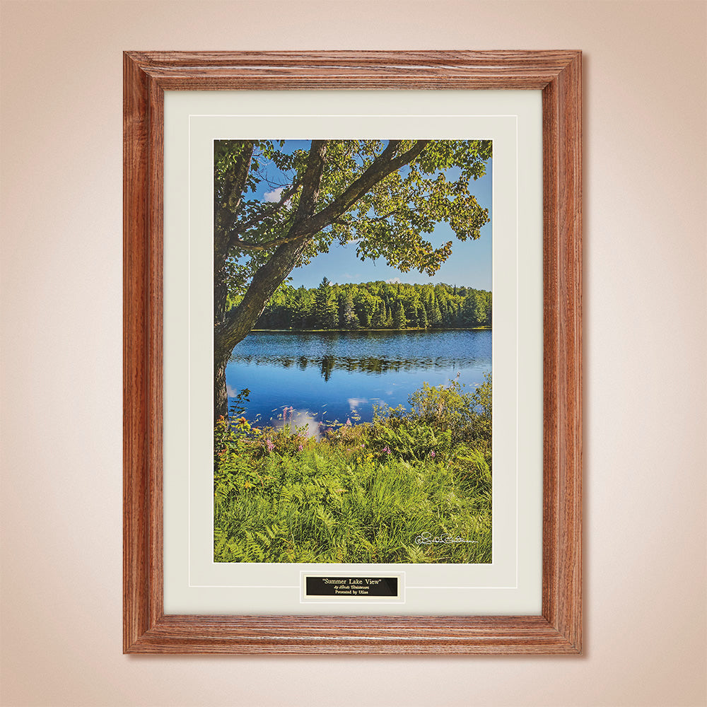 "Summer Lake View" Scenic Print by Linda Christensen