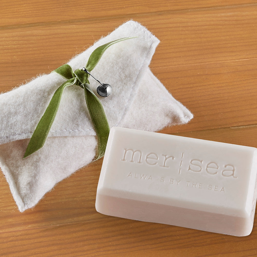 Mer-Sea Bar Soap with Felt Bag, Winterlude