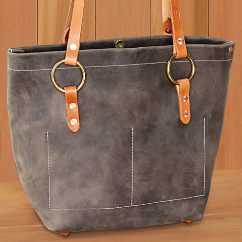 Copper Dot Leather No. 1 Leather Tote