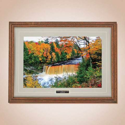 "Autumn at Tahquamenon Falls" Scenic Print by Mike Growley
