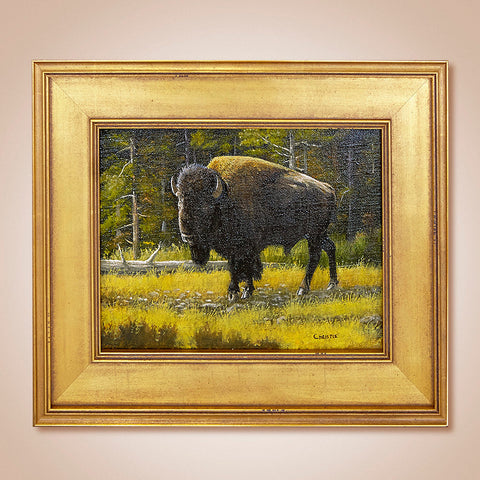 "Yellowstone Monarch" Original Oil Painting by Reid Christie