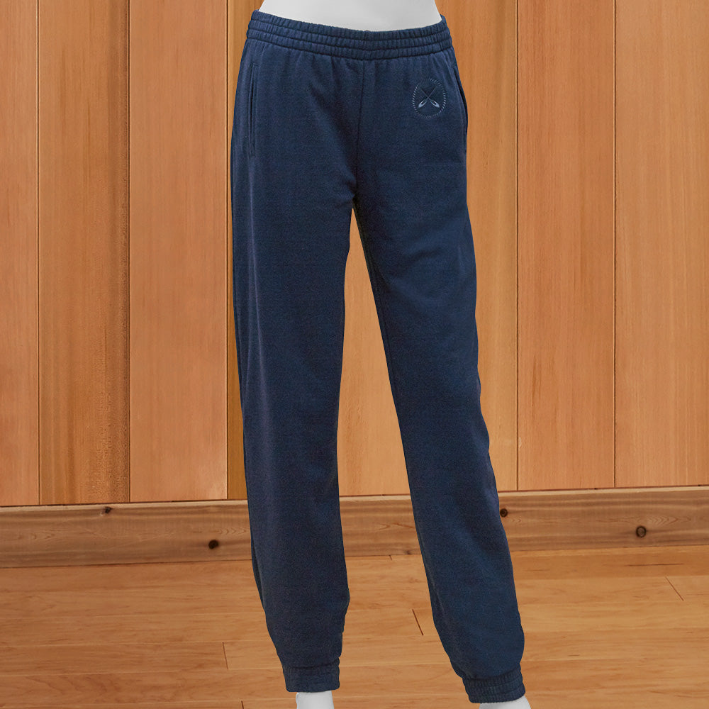 Lakegirl Women's French Terry Sweatpants - Navy Blue