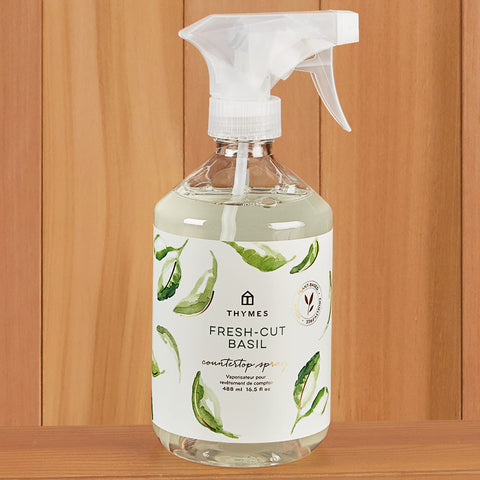 Thymes Fresh-Cut Basil Countertop Spray