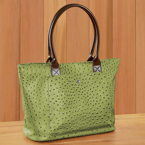 Hidesign Sezanne Tan Colour Ostrich Leather Women's Handbag