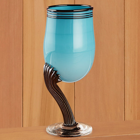 Robinson Scott Side Stem Glass Goblet