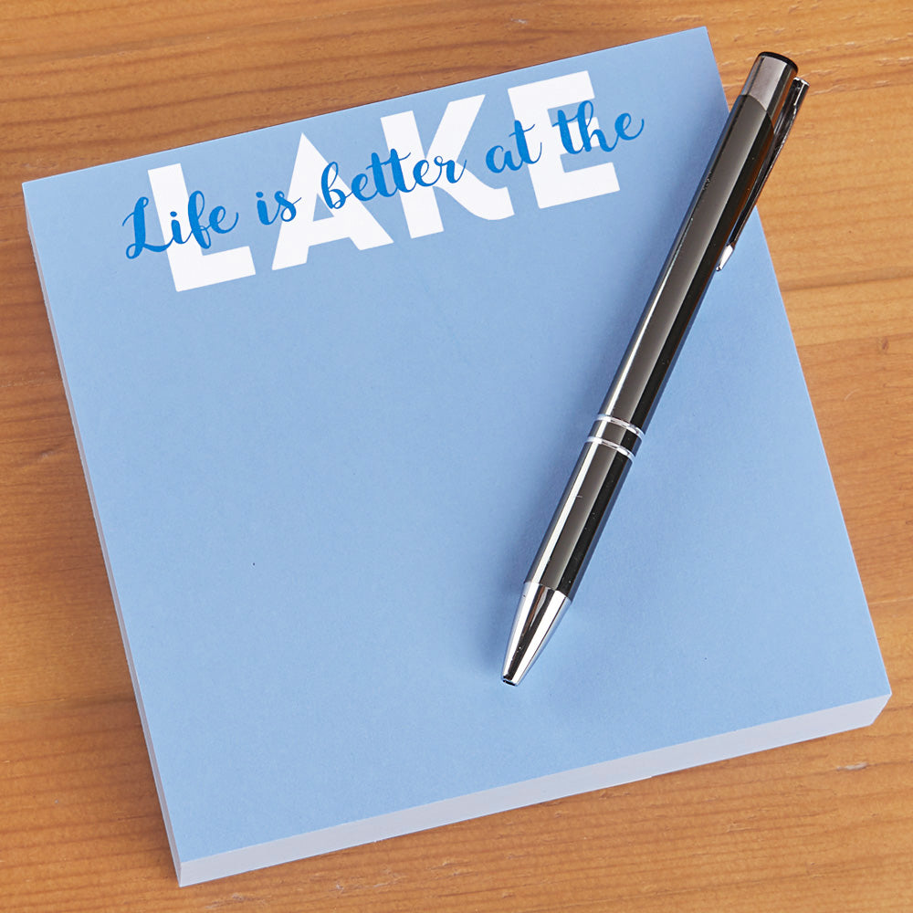 "Life is Better at the Lake" Notepad