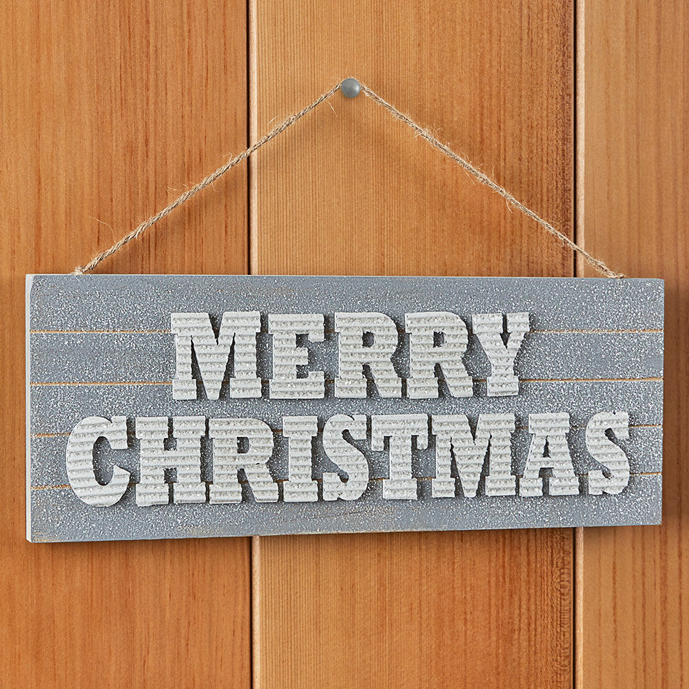"Merry Christmas" Hanging Sign