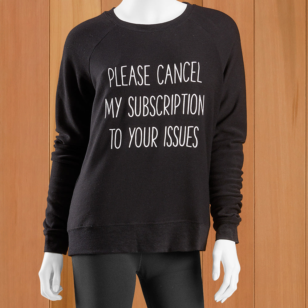 Mary Square Women's Crewneck Sweatshirt, "Subscription"